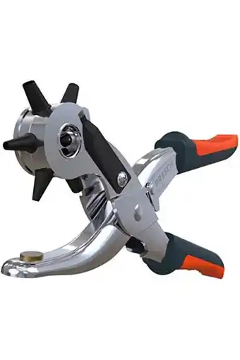 Amazon Presch revolvertang - revolver punch pliers - lichtlopende, scherpe ponstangtang voor leer en voor het ponsen van gaten in st aanbieding