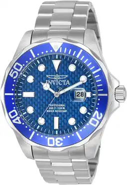 Amazon Invicta pro diver heren quartz horloge van roestvrij staal - 47 mm aanbieding