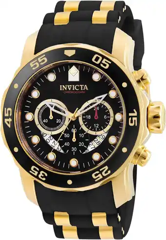 Amazon Invicta pro diver - scuba heren quartz horloge van roestvrij staal - 48 mm aanbieding