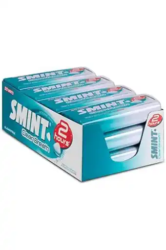 Amazon Smint 2h clean breath intense mint – 12 blikjes met 50 powermints, suikervrije tandverzorging voor meer dan 2 uur aanbieding