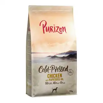 Zooplus Voordeelpakket purizon coldpressed 2 x 12 kg - kip met koolzaadolie aanbieding
