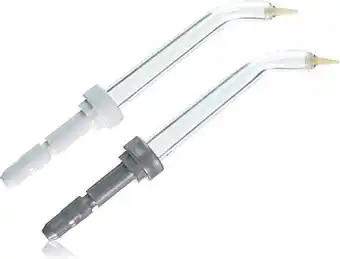 Bol.com Waterpik pp-100 pik-pocket tips - opzetstukken voor waterflossers - 2 stuks - zilver aanbieding
