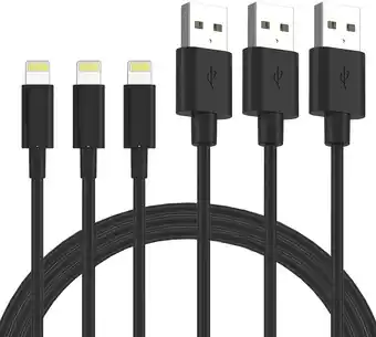 Amazon Quntis lightning cable 3pack 2m mfi-gecertificeerde naar iphone-oplaadkabel, iphone kabel compatibel met iphone 14 13 12 11 p aanbieding