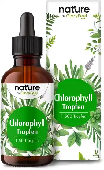 Amazon Chlorofyl druppels - 50 ml vloeistof uit pure luzerne - 200 mg vloeibaar chlorofyl per dagelijkse dosis - laboratorium getest aanbieding