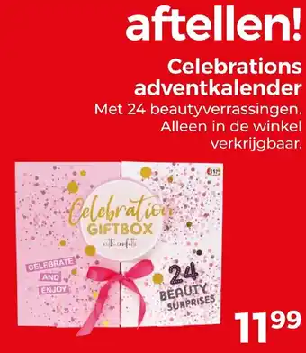 Trekpleister aftellen! Celebrations adventkalender aanbieding