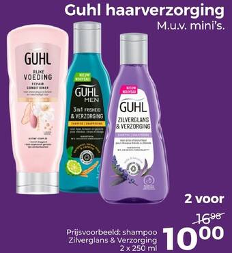 Trekpleister Guhl haarverzorging aanbieding