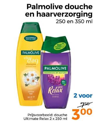 Trekpleister Palmolive douche en haarverzorging aanbieding