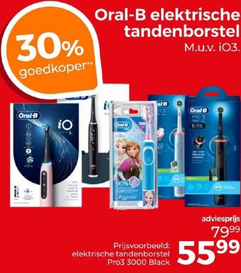 Trekpleister Oral-B elektrische tandenborstel aanbieding