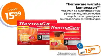 Trekpleister Thermacare warmte kompressen aanbieding