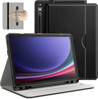 Amazon Jetech case voor samsung galaxy tab s9 11 inch with s pen houder, pu leren business folio stand beschermende tablet hoes cove aanbieding