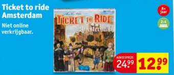 Kruidvat Ticket to ride Amsterdam aanbieding