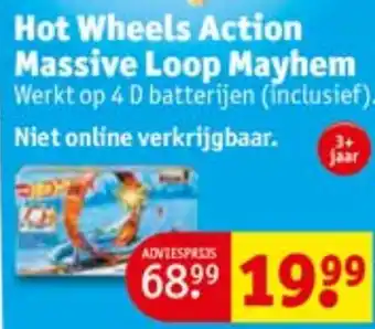 Kruidvat Hot Wheels Action Massive Loop Mayhem aanbieding