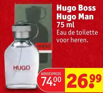 Kruidvat Hugo Boss Hugo Man 75 ml aanbieding