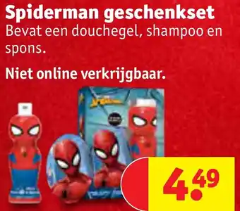 Kruidvat Spiderman geschenkset aanbieding