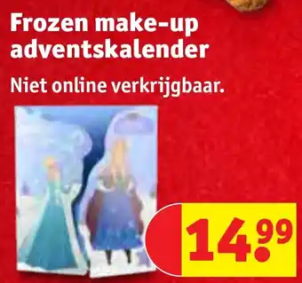 Kruidvat Frozen make-up adventskalender aanbieding