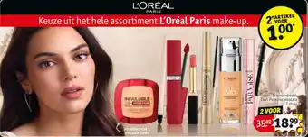 Kruidvat L'Oréal Paris make-up. aanbieding
