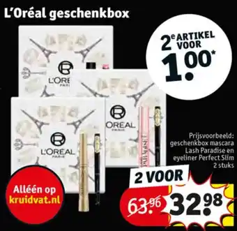 Kruidvat L'Oréal geschenkbox aanbieding