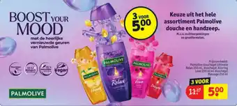 Kruidvat Keuze uit het hele assortiment Palmolive douche en handzeep. aanbieding