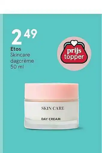 Etos Etos Skincare dagcreme 50ml aanbieding