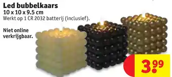 Kruidvat Led bubbelkaars aanbieding