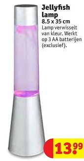 Kruidvat Jellyfish lamp aanbieding