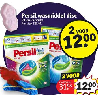Kruidvat Persil wasmiddel disc aanbieding