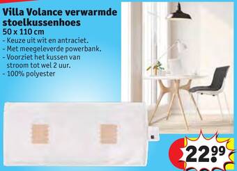 Kruidvat Villa Volance verwarmde stoelkussenhoes aanbieding