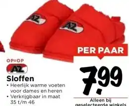 Vomar Voordeelmarkt Az sloffen aanbieding