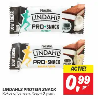 Dekamarkt LINDAHLS PROTEIN SNACK aanbieding