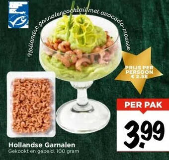 Vomar Hollandse garnalen aanbieding