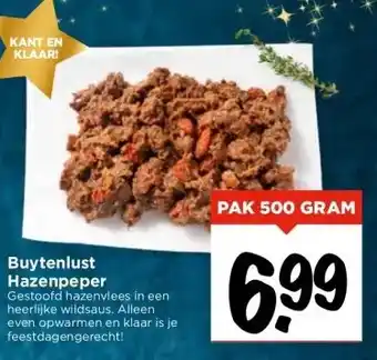 Vomar Voordeelmarkt Buytenlust hazenpeper aanbieding