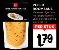 Vomar Peper roomsaus aanbieding