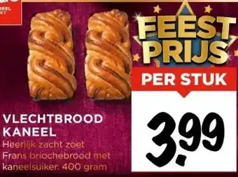 Vomar Voordeelmarkt Vlechtbrood kaneel aanbieding