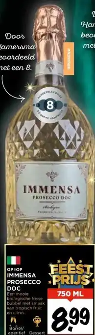 Vomar Voordeelmarkt Immensa prosecco doc aanbieding