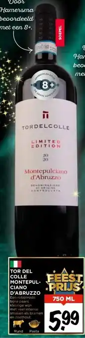 Vomar Voordeelmarkt Tor del colle montepulciano d'abruzzo aanbieding