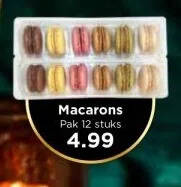 Vomar Macarons pak 12 stuks aanbieding