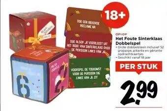 Vomar Voordeelmarkt Het foute sinterklaas dobbelspel aanbieding