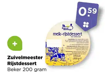 PLUS Zuivelmeester riistdessert aanbieding