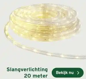 GAMMA Slangverlichting 20 meter aanbieding