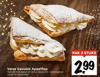 Vomar Voordeelmarkt Verse gevulde appelflap aanbieding