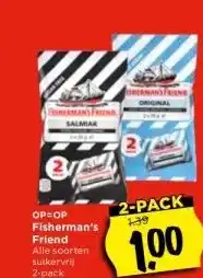 Vomar Voordeelmarkt Op=op fisherman's friend aanbieding