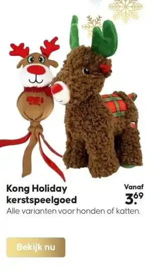 Boerenbond Kong holiday kerstspeelgoed aanbieding