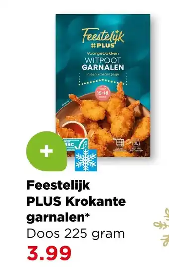 PLUS Feestelijk plus krokante garnalen* aanbieding