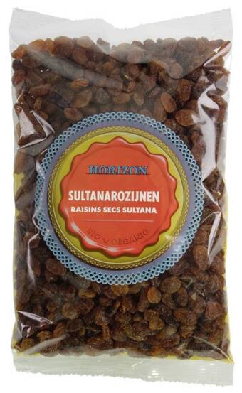 De Online Drogist Horizon sultana rozijnen 500gr aanbieding