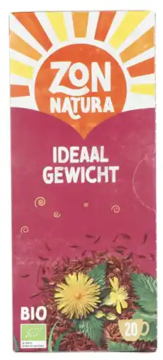 De Online Drogist Zonnatura thee ideaal gewicht bio aanbieding