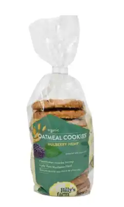 De Online Drogist Billy´s farm biologische haverkoeken moerbei hennep aanbieding
