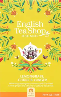 De Online Drogist English tea shop lemongrass ginger citrus aanbieding