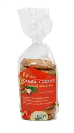 De Online Drogist Billy&aposs farm biologische haverkoeken macadamia chocolade aanbieding