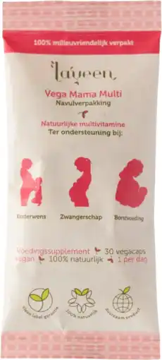 De Online Drogist Laveen vega multi mama multivitamine capsules navulverpakking aanbieding