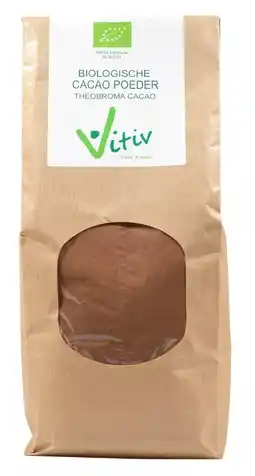 De Online Drogist Vitiv biologische cacao poeder aanbieding
